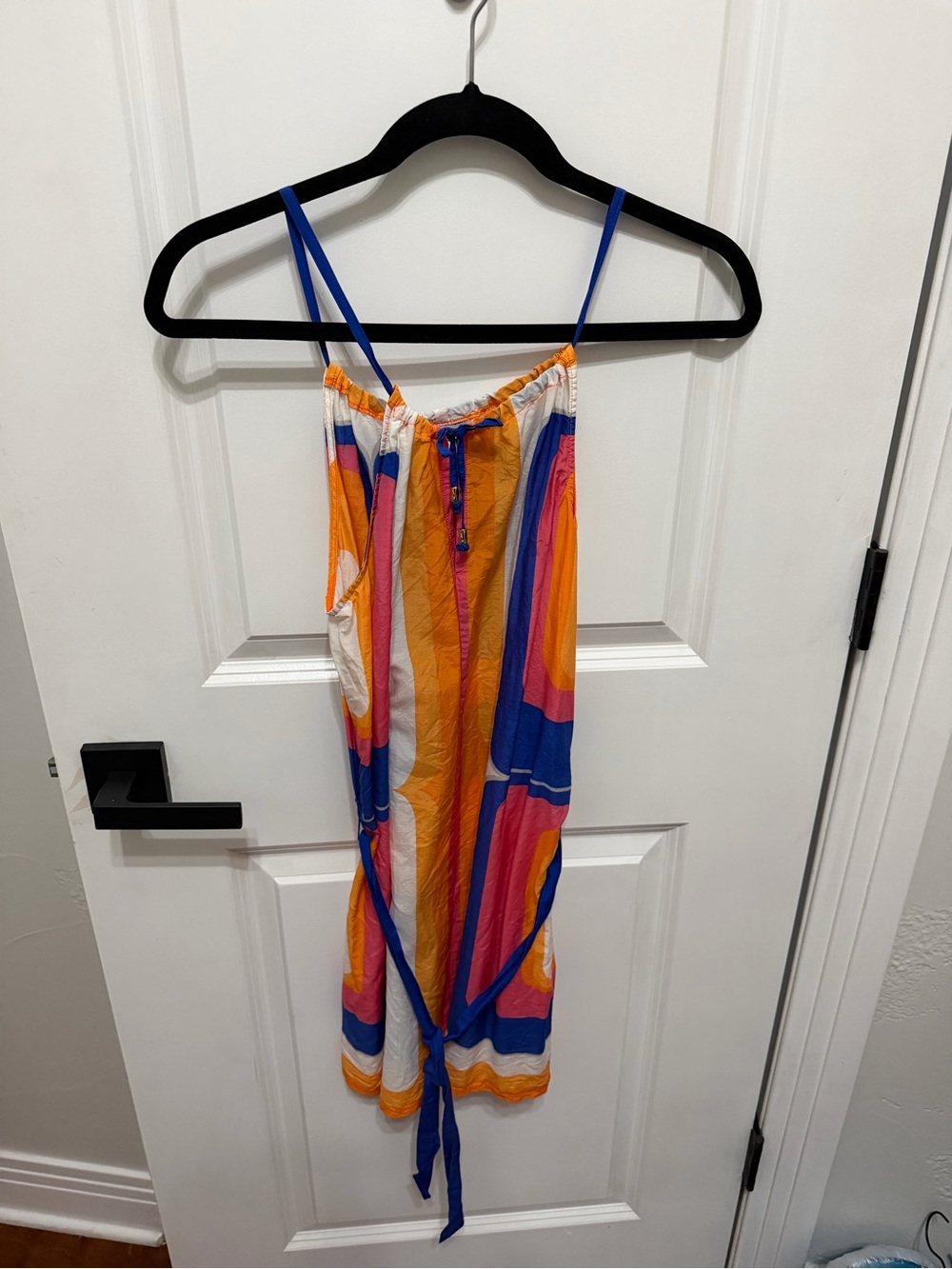 Trina Turk Multicolor Striped One-Piece Romper - Orange, Blue & Pink